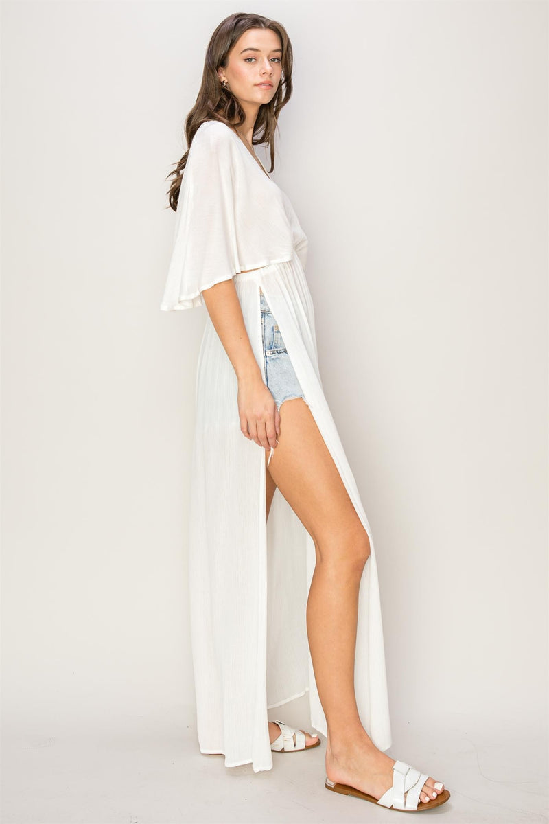 Nora Cover-Up Dress - White