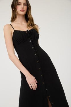 Ella Button Down Midi Dress