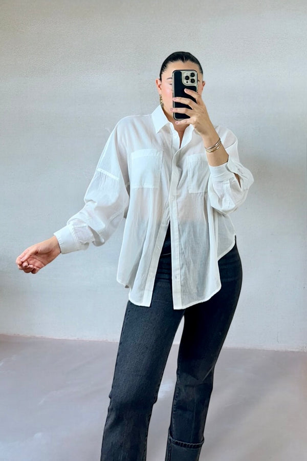 The Boyfriend Shirt - Off White