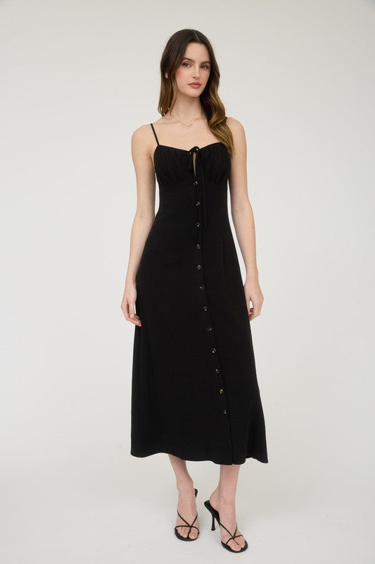Ella Button Down Midi Dress
