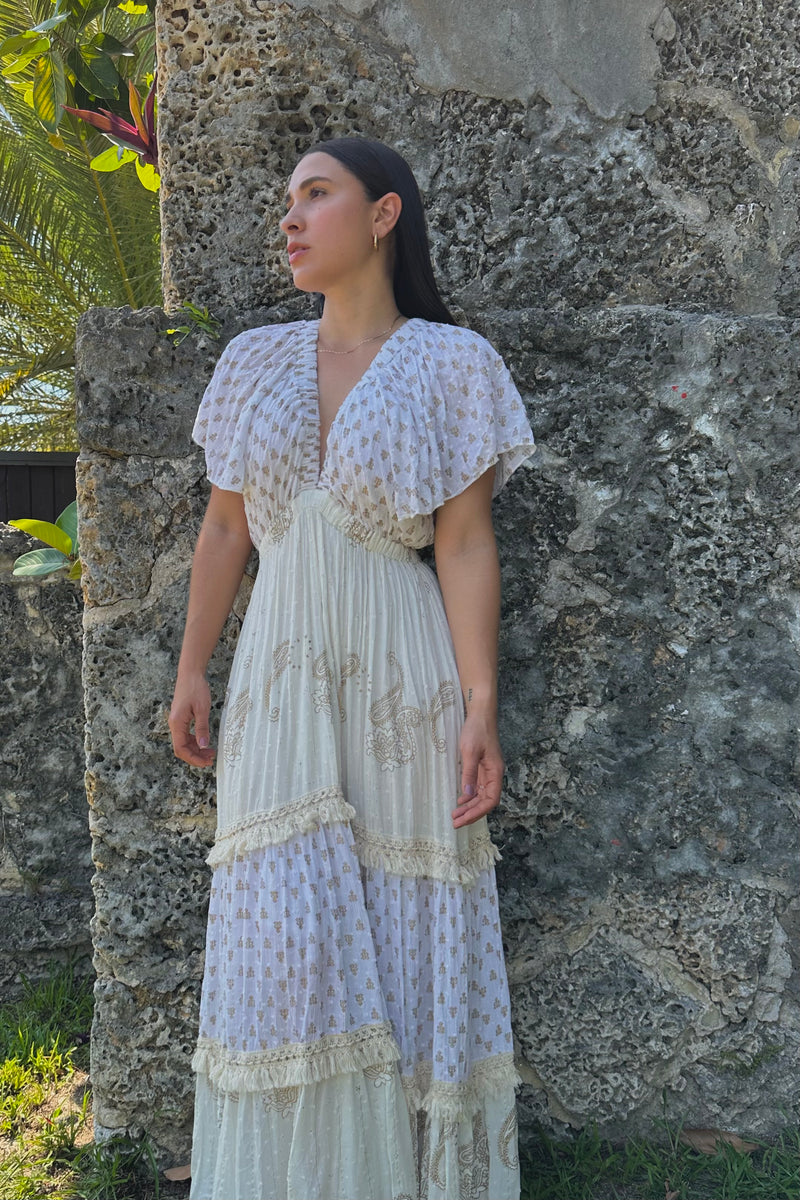 dahlia maxi dress Dahlia | Midi Dress | Marigold - Boho Relaxed Fit Linen Cotton