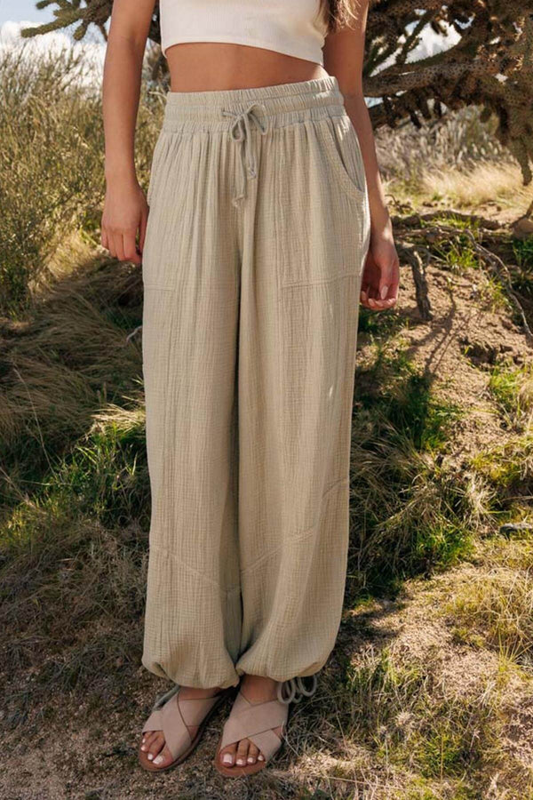 Mariah Gauze Pants - Sage