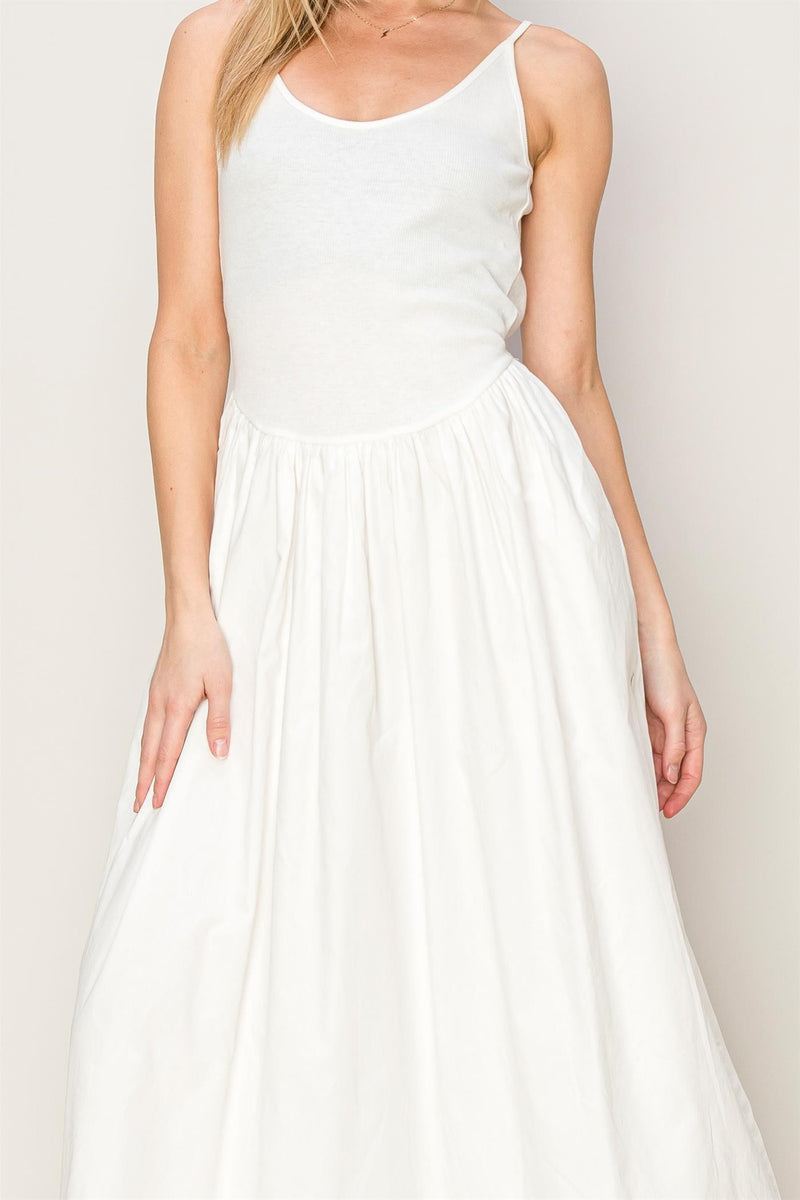 It Girl Midi Dress - White